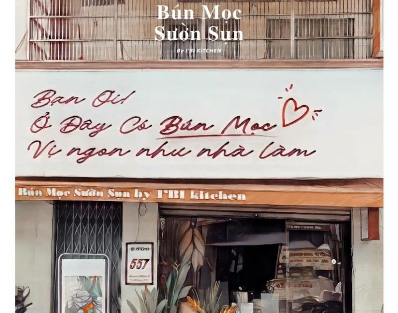 ﻿﻿Bún Mọc Sườn Sụn by I'BI Kitchen là một trong số những quán bán bún mọc ngon nhất Sài Gòn