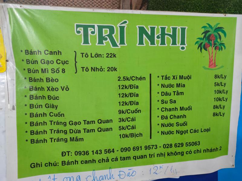 Quán Bánh canh Trí Nhị là một địa điểm ẩm thực đáng chú ý tại Quận Gò Vấp, TP. HCM. 