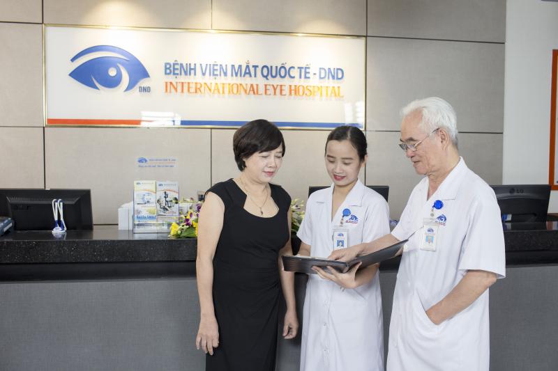 Bệnh viện mắt quốc tế – DND là bệnh viện chuyên khoa sâu công nghệ cao được xây dựng theo các tiêu chuẩn quốc tế