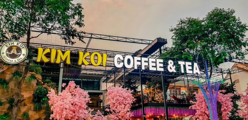 Quán cafe phong cách vườn Kim Koi Coffee&Tea