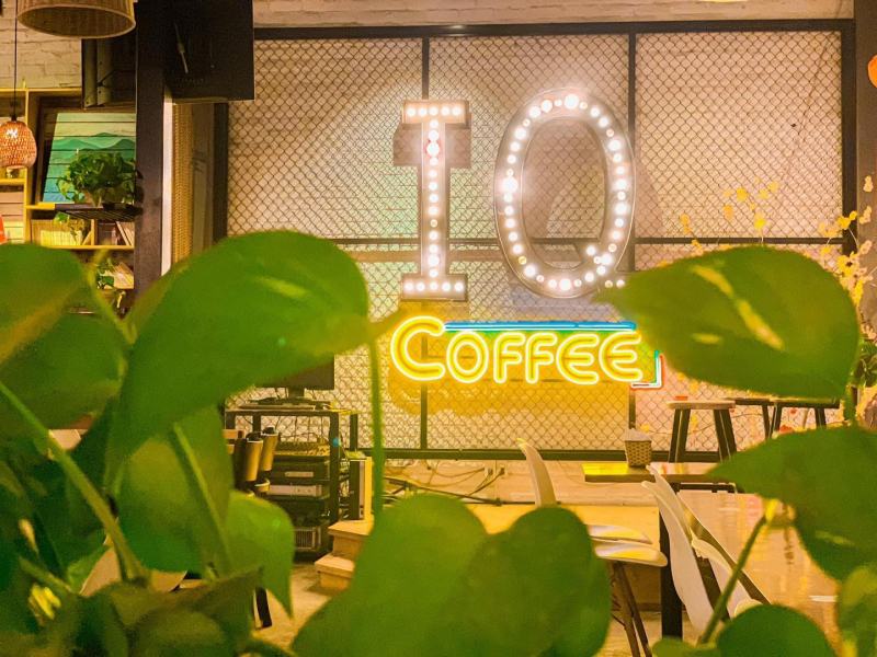 Một trong những góc chụp ảnh đẹp tại quán IQ Coffee mà bạn nên thử