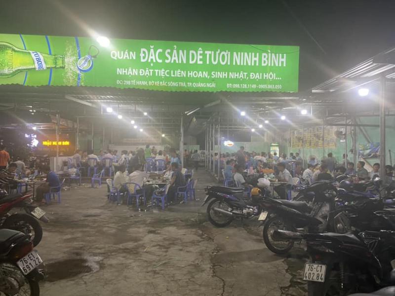 Dê tươi Ninh Bình nổi tiếng với phong cách phục vụ gọn gàng, nhanh chóng, thực phẩm luôn nhập mới và tươi ngon nhất