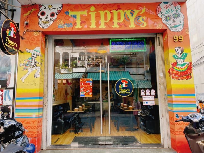 Tippy’s Mexican Food là một trong những nhà hàng khá được yêu thích bởi khách nước ngoài tại Sài Gòn