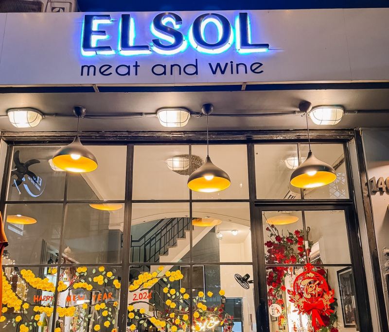 Elsol - Meat & Wine là địa chỉ ăn uống đang được mọi người yêu thích tại TP. HCM