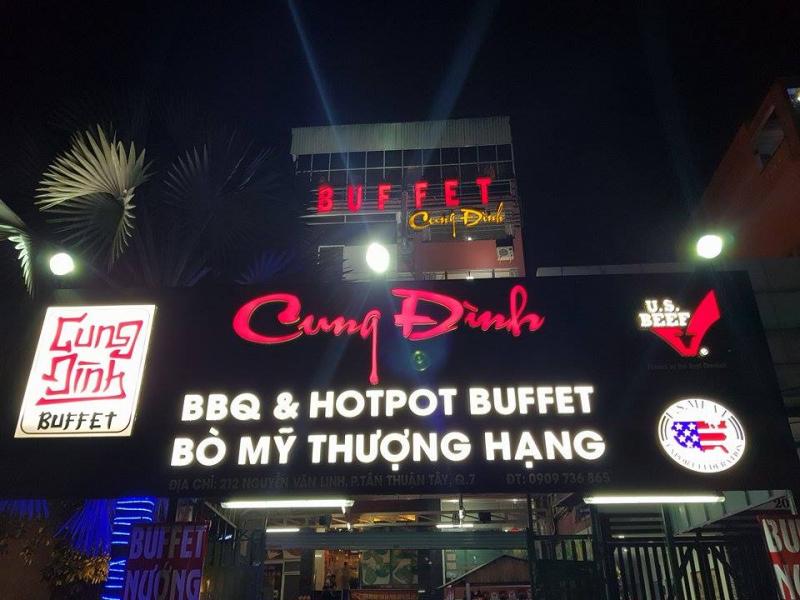 Đến với ﻿﻿Cung Đình BBQ Buffet, bạn thực sự được tham gia vào bữa tiệc buffet lẩu nướng đầy mời gọi