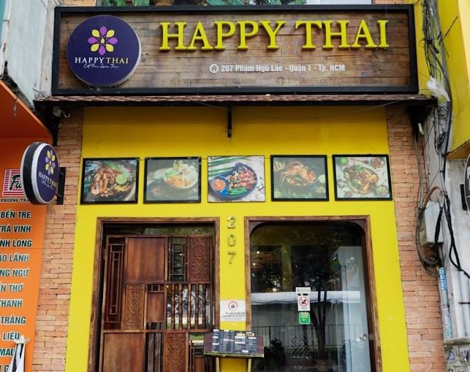  Không gian Happy Thái được thiết kế theo phong cách sang trọng, ấm cúng, đậm văn hóa Thái Lan