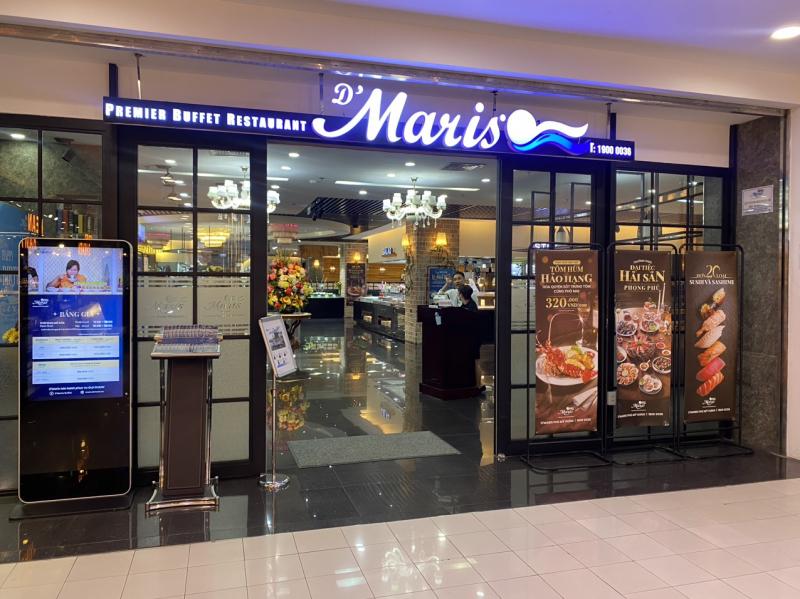 Buffet D’Maris là thương hiệu nhà hàng buffet hải sản cao cấp đến từ Hàn Quốc
