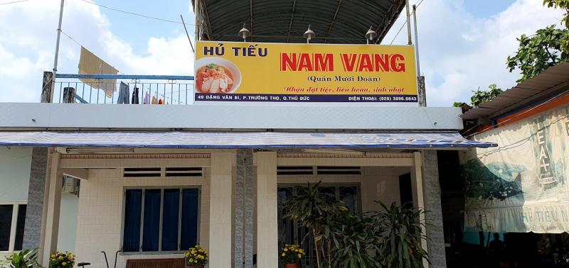 Quán Mười Đoàn - Hủ Tiếu Nam Vang là một trong những quán ăn ngon trên đường Đặng Văn Bi