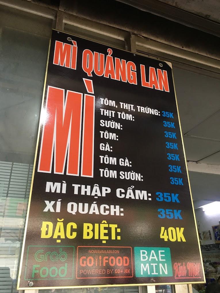 Mì Quảng Lan