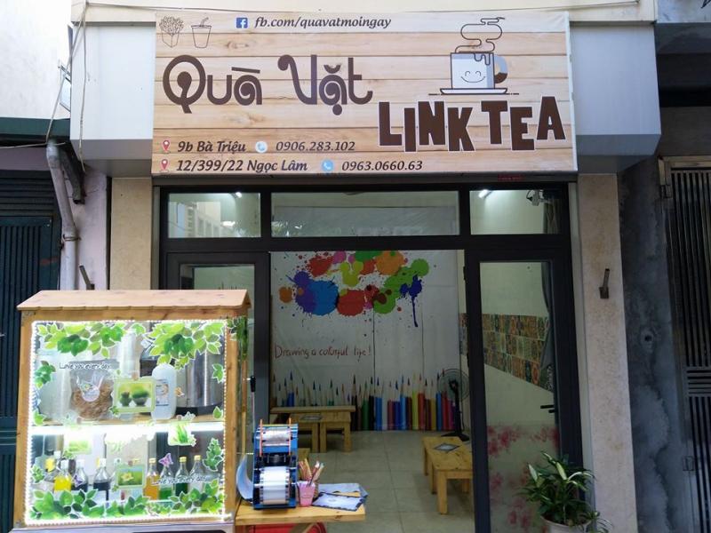 Cái tên tiếp theo mà giới trẻ không nên bỏ qua khi ghé thăm quận Long Biên chính là Link Tea - Quà Vặt.