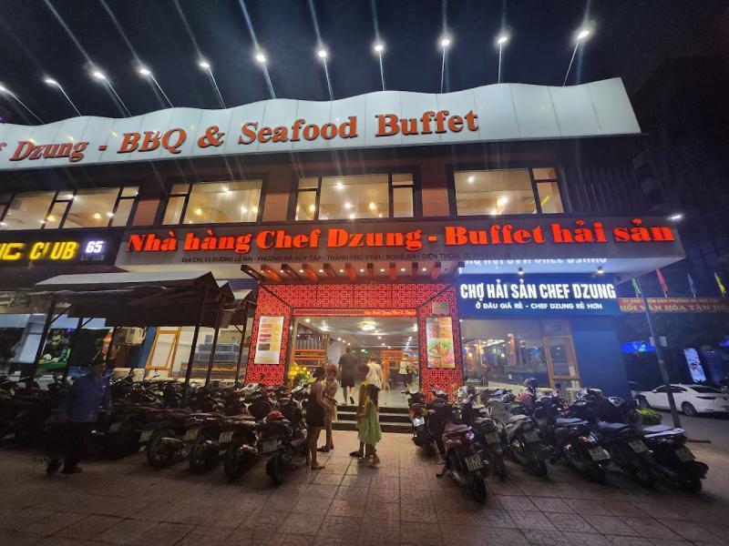 Nếu là một tín đồ của hải sản thì chắc chắn bạn không thể bỏ lỡ Chef Dzung - nhà hàng hải sản lớn nhất nhì TP. Vinh