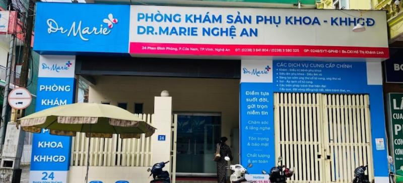 Phòng khám Sản Phụ Khoa Dr.Marie Nghệ An là một trong những phòng khám trực thuộc hệ thống phòng khám sản phụ khoa mang tên Dr.Marie.