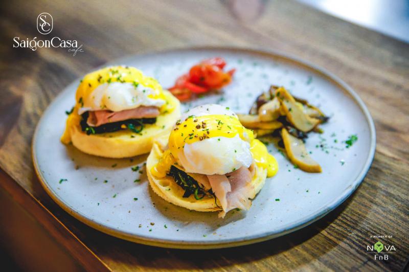 Thực đơn brunch của quán Saigon Casa Café luôn đảm bảo chất lượng đồng đều giữa các chi nhánh, món ăn đa dạng và được thường xuyên đổi mới nhằm giúp khách hàng luôn thưởng thức được những món ăn ngon, không nhàm chán.