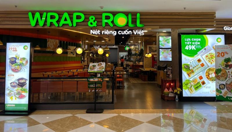 Wrap & Roll là nhà hàng này chuyên phục vụ các món cuốn đặc sản truyền thống của Việt Nam