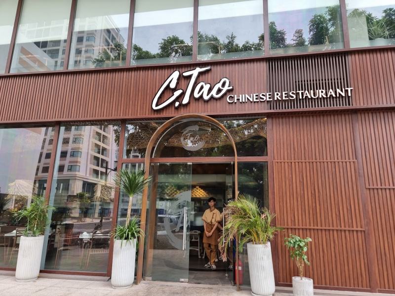 C.TAO - Chinese Restaurant là địa điểm ăn dimsum có không gian được trang hoàng rất đẹp, rộng và rất thoáng