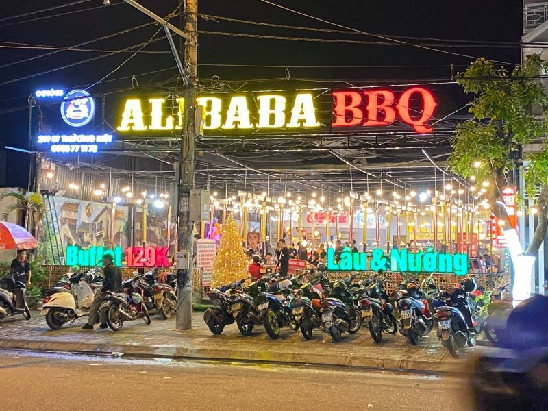 Một địa điểm ăn buffet vừa rẻ, vừa ngon tại thành phố Tam Kỳ, Quảng Nam chính là Alibaba Buffet Nướng Và Lẩu 139k