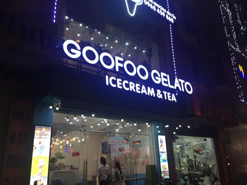 Goofoo Gelato là một trong những thương hiệu kem nổi tiếng ở Việt Nam