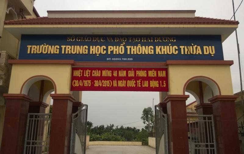 Trường THPT Khúc Thừa Dụ