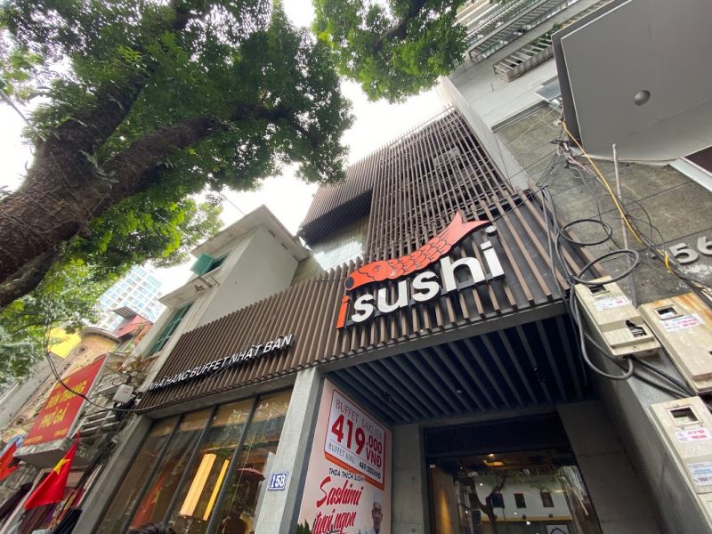 Thương hiệu iSushi, từ lâu đã được biết đến như là một địa chỉ quen thuộc của những người yêu sashimi và sushi