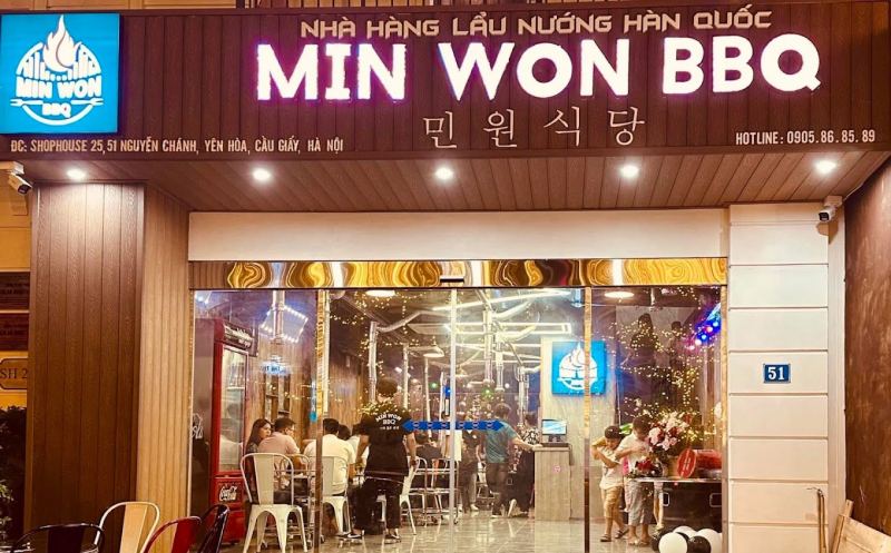 Minwon BBQ là một điểm đến chất lượng để thưởng thức món BBQ