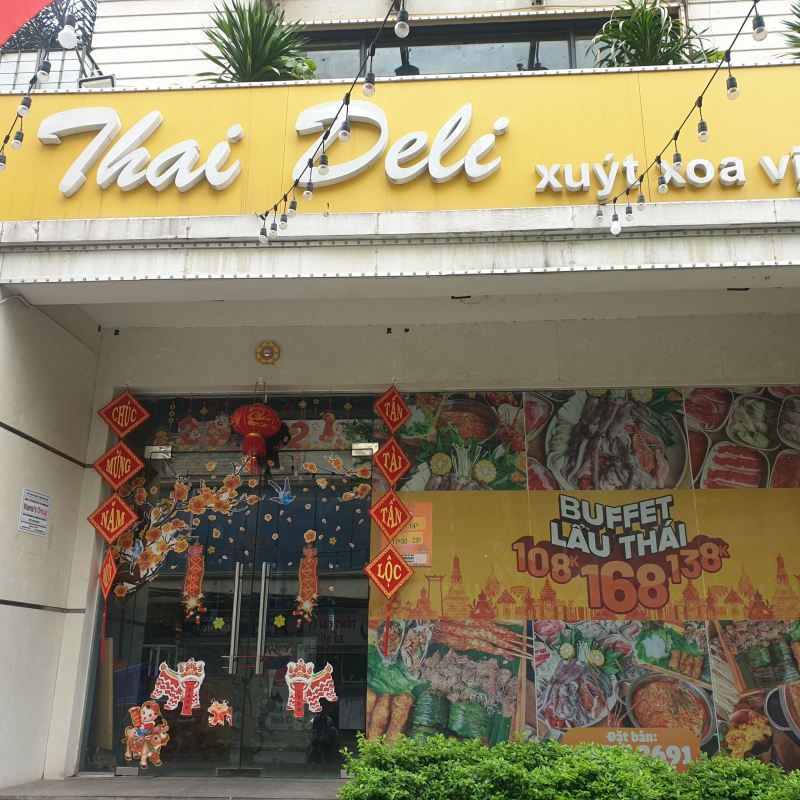 Thai Deli là chuỗi nhà hàng kinh doanh chủ đạo về món Thái với buffet lẩu Thái kèm các món Thái hay các nước uống cũng như món tráng miệng chuẩn hương vị ẩm thực Thái Lan với giá bình dân, đồ ăn tươi ngon chuẩn vệ sinh an toàn thực phẩm.