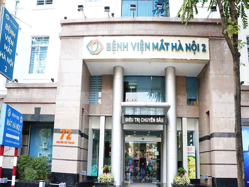 Bệnh viện Mắt Hà Nội 2 là một trong những bệnh viện chuyên khoa Mắt hàng đầu Việt Nam