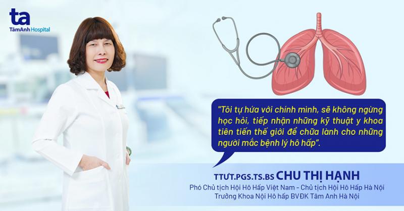 PGS.TS.BS Chu Thị Hạnh từng tu nghiệp nhiều năm ở nước ngoài, giữ nhiều chức vụ quan trọng tại các bệnh viện tuyến đầu.
