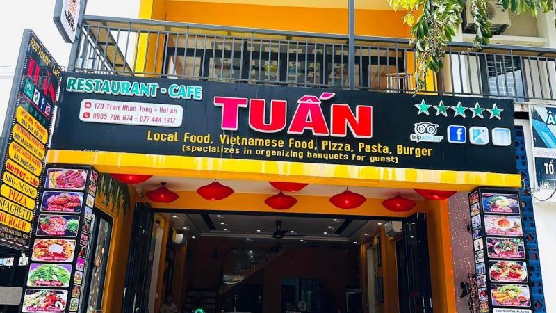 Restaurant & Cafe Tuấn để lại ấn tượng cho thực khách bởi hương vị tươi ngon của các món ăn