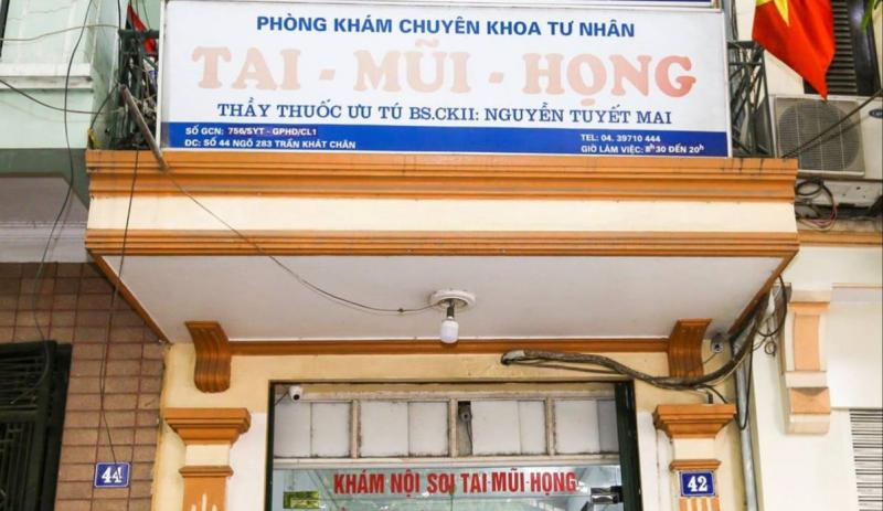 Phòng khám Tai Mũi Họng Tuyết Mai tại Hai Bà Trưng luôn nhận được sự quan tâm và tin tưởng từ người bệnh