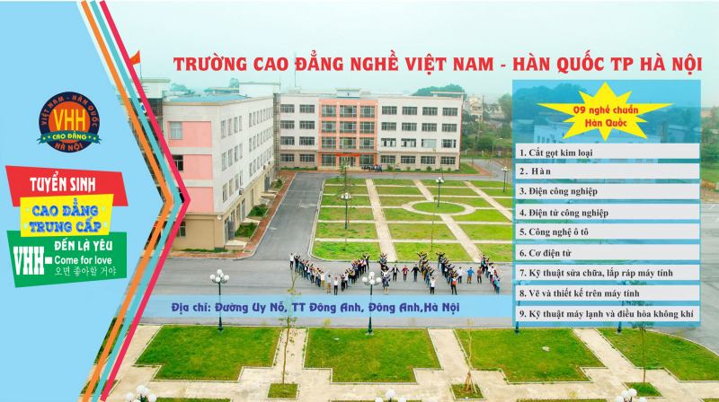 Trường Cao đẳng Nghề Việt Nam - Hàn Quốc Thành Phố Hà Nội