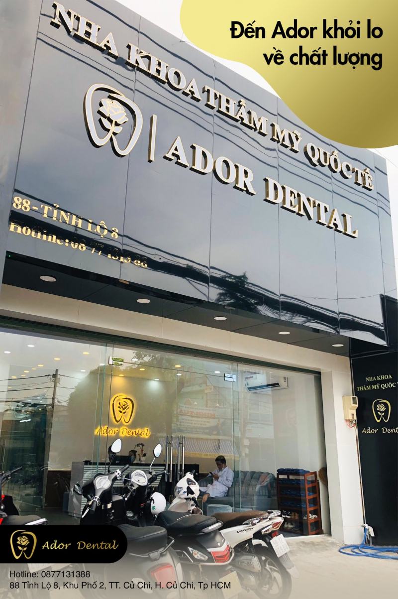 Nha khoa Ador Dental đáp ứng đủ tất cả những gì mà khách hàng cần để có một trải nghiệm điều trị răng miệng an toàn và tuyệt vời nhất.