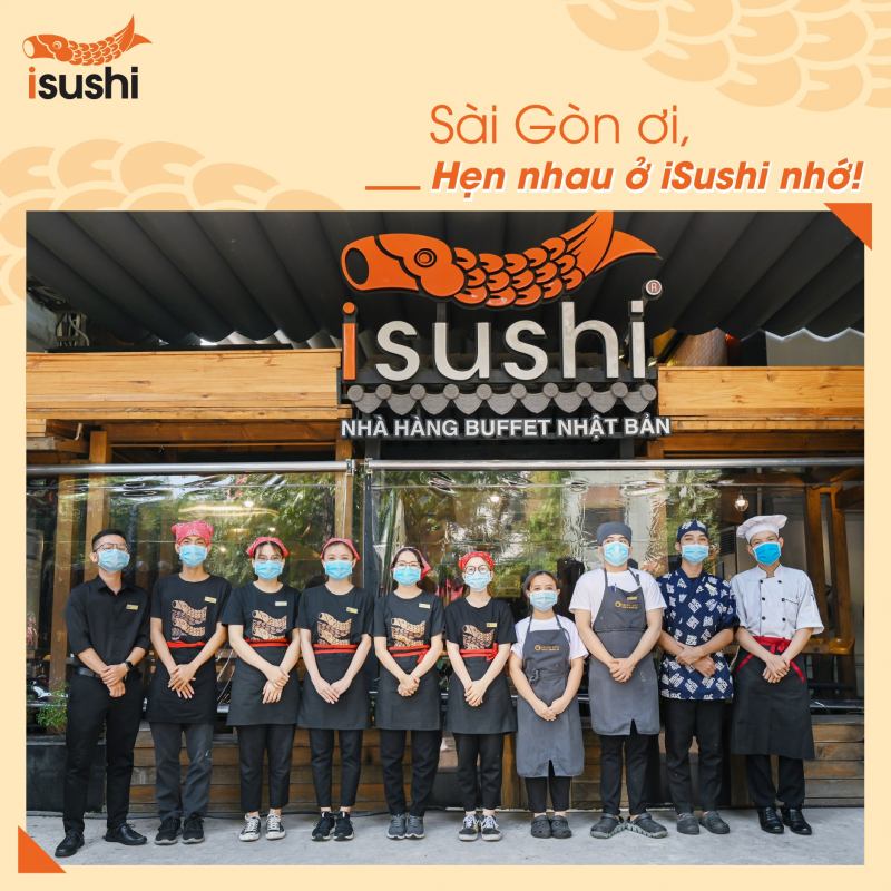 iSushi là thương hiệu mang tới cho thực khách những trải nghiệm và cảm xúc thực thụ về nền ẩm thực Nhật Bản