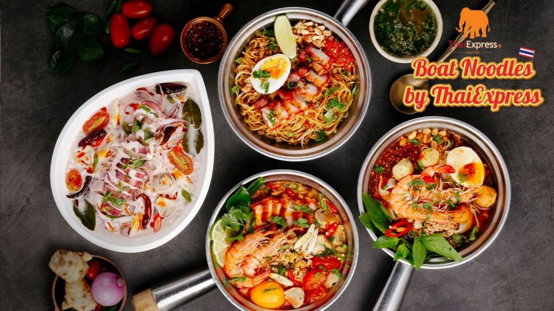 Thai Express nổi tiếng với bún thái hải sản chua cay với nước dùng chua cay ăn cùng các loại hải sản tôm, mực tuơi rói, hơn nữa trong nước cốt có cả nước cốt dừa làm dậy lên vị thơm béo cho món ăn khiến ai đến thưởng thức cũng phải xuýt xoa khen ngợi