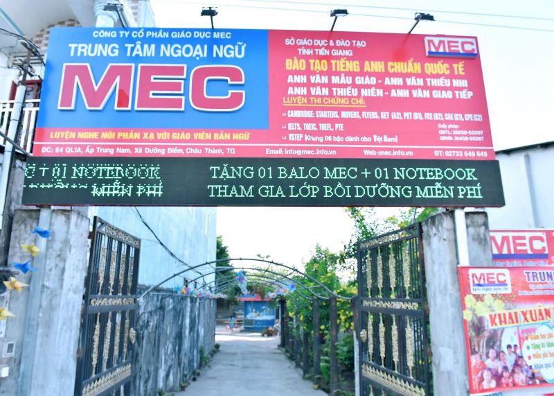 Trung tâm Ngoại ngữ MEC cơ sở 64 QL 1A