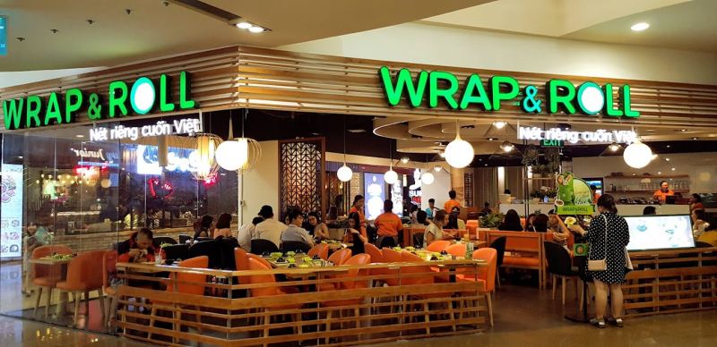 Wrap&Roll là một trong những thương hiệu nổi tiếng về ẩm thực Việt Nam